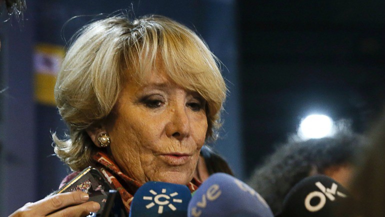 Aguirre: &quot;Que yo sepa no ha habido financiación ilegal del PP de Madrid&quot;