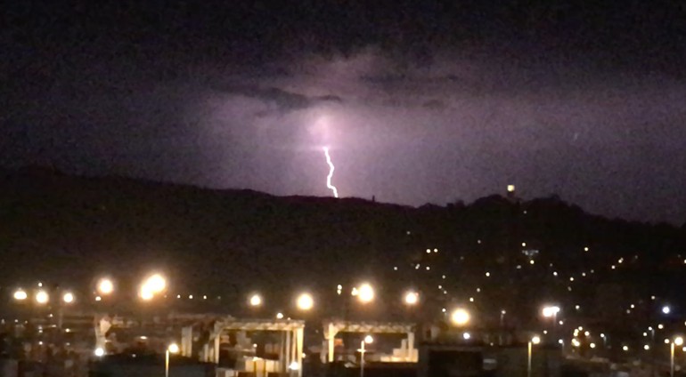 Tormenta eléctrica en Vigo