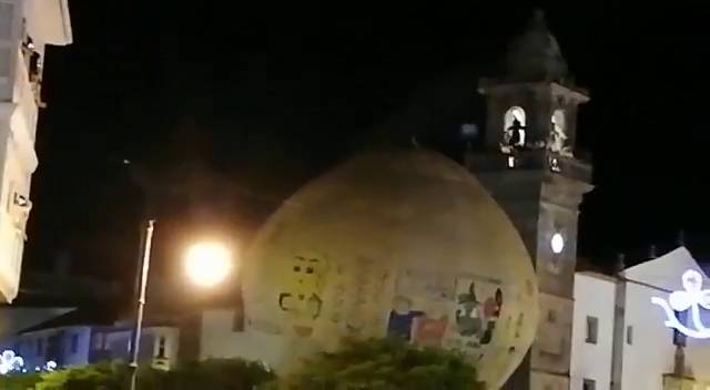 Así subió el globo de Betanzos