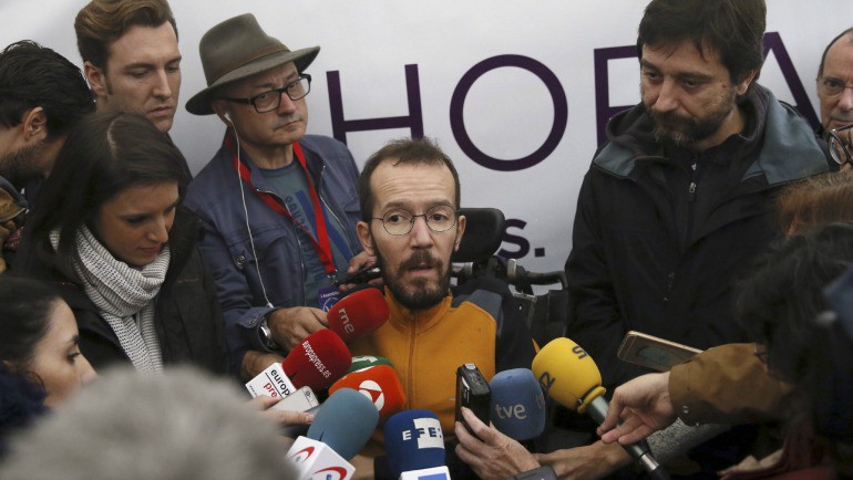 Echenique advierte a Podemos de que le puede pasar como al PSOE