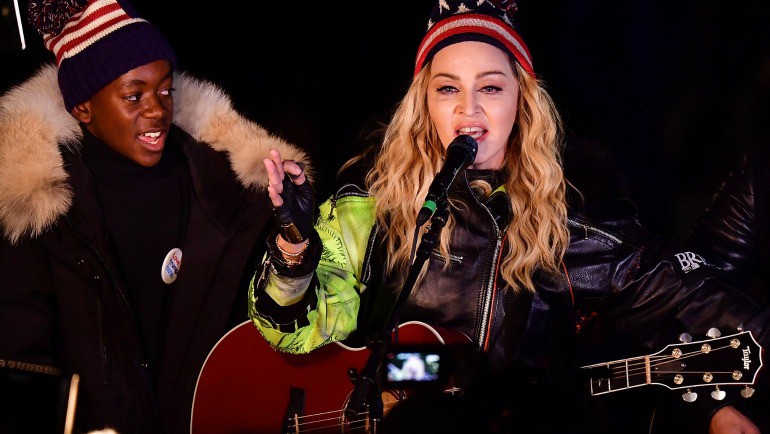 Madonna ofrece un concierto gratuito en Nueva York en apoyo a Hillary Clinton