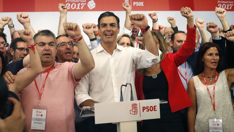 Pedro Sánchez promete &quot;un PSOE unido y rumbo a la Moncloa&quot;
