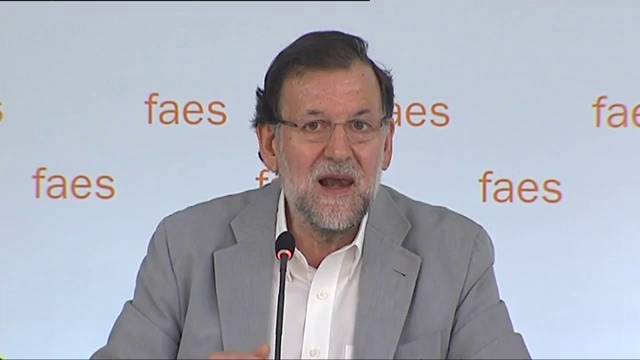 Aznar desea “muchos éxitos” a Rajoy para ganar las elecciones