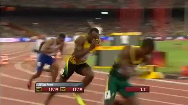 Usain Bolt, campeón del mundo de 200m