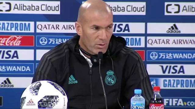 Zidane: &quot;Cada uno que opine lo que quiera, yo tengo al mejor&quot;