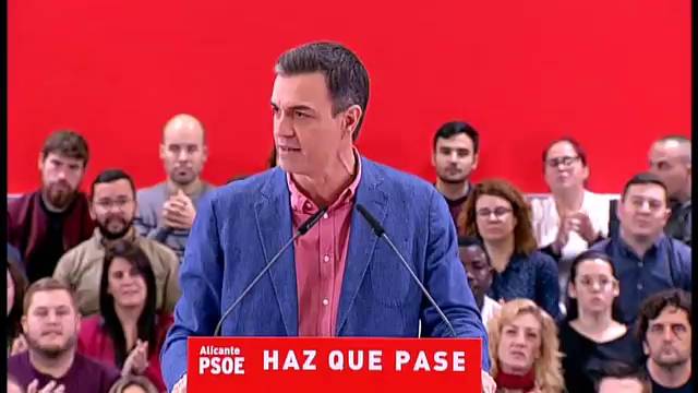 Pedro Sánchez pide el voto a los que creían que Ciudadanos era de centro